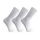 Kit3 Meia Lisa Cano Médio Masculina punho Macio Quente idoso