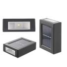 Kit4 Arandela Solar Luminária Parede Externa Sensor Ar Livre Jardim
