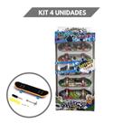 Kit4 Skates para Dedos - Crie Manobras Incríveis