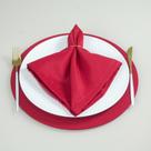Kit4PçsGuardanapo4LugaresClassicTecidoOxfordMaqu. Vermelho