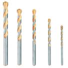 Kit5 broca videa concreto 5mm, 6mm, 8mm, 10mm, 12 mm mtx