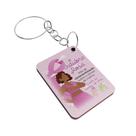 Kit50 Chaveiros MDF Outubro Rosa Coração Campanha de Prevenção