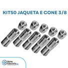 Kit50 jaqueta e cone 3/8