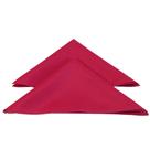 Kit8PçsGuardanapo8LugaresBasic35x35cmLisoTecido. Vermelho