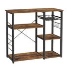 Kitchen Baker's Rack VASAGLE ALINRU Cafeteria rústica marrom