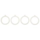 Kitchen Gasket Seals HIC Kitchen Silicone, conjunto de 4