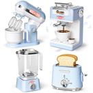 Kitchen Playset B Bascolor Play Kitchen com cafeteira, torradeira, batedeira e liquidificador Kitchen Playset B Bascolor Play Kitchen com cafeteira, torradeira, batedeira e liquidificador