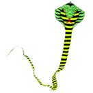 Kite Besra Cobra Snake 105x94cm colorida com cauda de 15m
