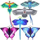 Kite Leitee Large para crianças e adultos com design de borboleta, pacote com 6