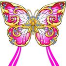 Kite Xida Butterfly para crianças e adultos com alça de corda de 200 m