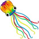 Kite Xida Octopus para crianças e adultos, fácil de voar