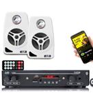 Kitreceiver Slim 1002bt Leson+2 Caixa Som Parede Br Leson Kitreceiver Slim 1002bt Leson+2 Caixa Som Parede Br Leson