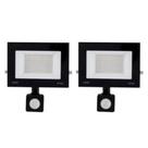 Kits 50W Refletor Mini Sensor De Movimento Branco frio 6500K Iluminação Econômica 2UN 4UN 6UN 8UN So
