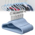 Kits Cabides Veludo Infantil Antiderrapante Slim Azul Kits Cabides Veludo Infantil Antiderrapante Slim Azul