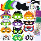 Kits de artesanato de máscaras de Halloween Winlyn 24 conjuntos para crianças