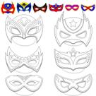 Kits de máscara de papel Craft DIY Hero chiazllta Color Your Own Kits de máscara de papel Craft DIY Hero chiazllta Color Your Own