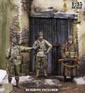 Kits de modelos em miniatura de figuras de resina PANGCHENG 1/35 Ancient Crew