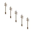 Kits de modelos: postes telegráficos KILOKITS, escala 1/35, 5 unidades da Segunda Guerra Mundial Kits de modelos: postes telegráficos KILOKITS, escala 1/35, 5 unidades da Segunda Guerra Mundial