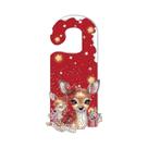Kits De Pintura Diamante DIY Estilo Natalino, Pingentes De Maçaneta De Porta Em Acrílico Com Mosaico