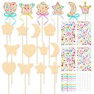 Kits de projetos de artesanato Princess Fairy Wands OPUHOHR 18 conjuntos Kits de projetos de artesanato Princess Fairy Wands OPUHOHR 18 conjuntos