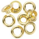 Kits de recarga Grommet General Tools, latão de 3/8 polegadas, 24 unidades