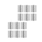 Kits Dobradiças Aço Inoxidável com Parafusos Reforçadas Porta Madeira 3UN 6UN 9UN 12UN Soutimes