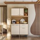 Kits Liv Armários para Cozinha 5 Portas 1 Gaveta