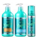 Kitt Lowell Cacho Mágico Shampoo 500ml + Creme Modelador 500ml + Ativador de Cachos 200ml