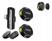 KMF4-C Microfone Lapela Sem Fio Type-C Portátil