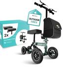 Knee Scooter Helavo ajustável para adultos com suspensão de 350 libras