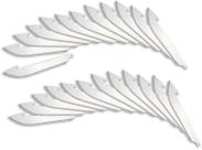 Knife Blades Outdoor Edge 3.5 RazorSafe Replacement, pacote com 24