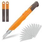 Knife utilitário Mulwark 16PC Set Snap-Off, lâminas retráteis