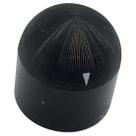 Knob Aluminio preto guitarra baixo 1 unidade KAL