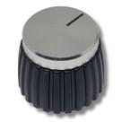 Knob Amplificador Estilo Marshall Prateado Silver Plástico