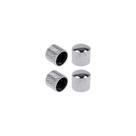 Knob botão cromado metal kit 4 peças para baixo - mxt