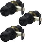 Knob Door Knob Copper Creek Privacy Interior em preto fosco (pacote com 3) Knob Door Knob Copper Creek Privacy Interior em preto fosco (pacote com 3)