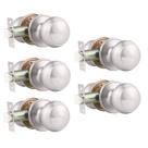 Knob Door Knob Probrico Round Passage, pacote com 5 unidades