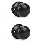Knob Door KNOBWELL Dummy Single Side Matte Black, pacote com 2