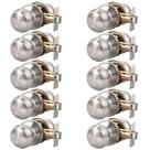 Knob Door KNOBWELL Passage Brushed Nickel, pacote com 10