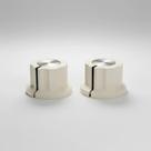 Knob Padrão Boss Mf A01 aged white Embalagem com 2 unidades