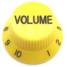 Knob Plastico Volume Guitarra Strato PSV-V Amarelo Knob Plastico Volume Guitarra Strato PSV-V Amarelo