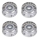 Knob prata les paul - 4 unidades