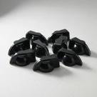 Knobs chiken head preto Emb Com 3 Peças