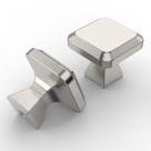 Knobs de armário de cozinha Asidrama, pacote com 6 unidades de níquel acetinado de 2,8 cm Knobs de armário de cozinha Asidrama, pacote com 6 unidades de níquel acetinado de 2,8 cm