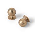 Knobs de armário Yanxia Champagne Bronze, pacote com 12, 2,5 cm
