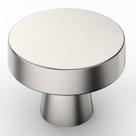 Knobs de gabinete Amerdeco, pacote com 10 unidades, níquel acetinado escovado de 3,2 cm