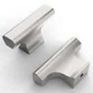 Knobs de gabinete Asidrama Satin Nickel 50 mm, pacote com 10 Knobs de gabinete Asidrama Satin Nickel 50 mm, pacote com 10