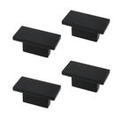 Knobs de gabinete Mcredy 40x21x20mm em liga de zinco, pacote com 4