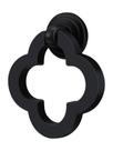Knobs de gabinete Ruiao 55 mm em liga de zinco preta, pacote com 12
