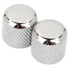 Knobs Fender Telecaster/Precision Bass Dome Chrome, conjunto de 2